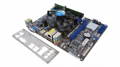 ASRock H61M-VS Sockel LGA1155 + Intel Pentium G840 @ 2,8GHz + 4GB RAM