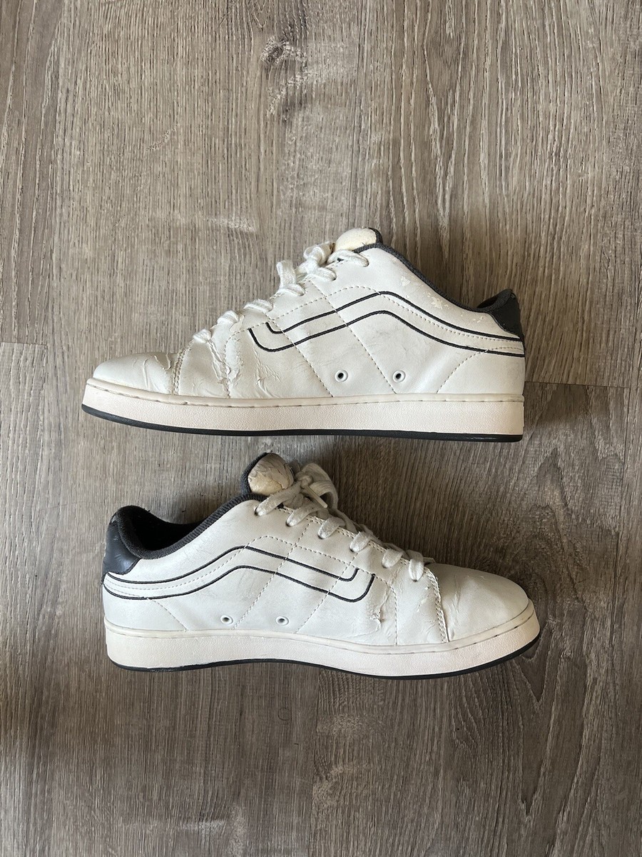 old vans fat shoes 90s~ 厚タン Vintage 90s Vans Shoes Fat Tongue Chunky Mens 8.5 Skateboard Y2K