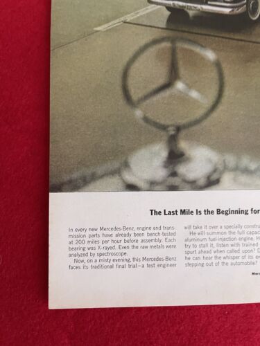 Vintage 1963 Mercedes Benz Print Ad - Picture 5 of 7