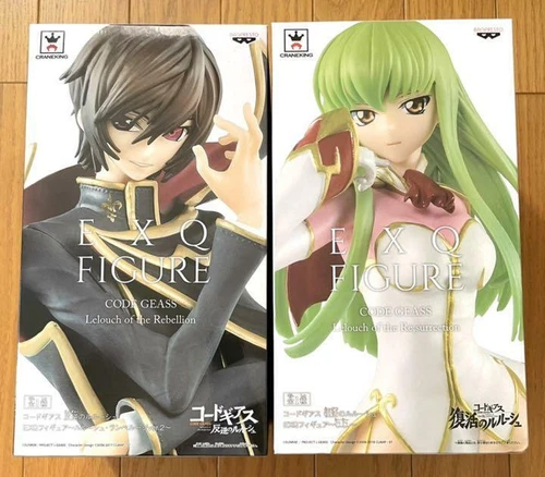Banpresto Code Geass Lelouch Lamperouge of The Rebellion Exq PVC Figure Set of 2