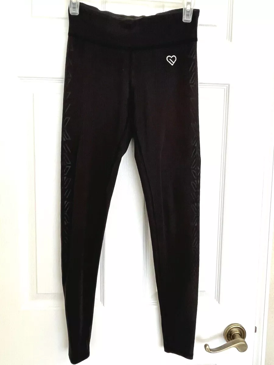 Live Love Dream Aeropostale Womens Leggings Size S/P, Wide Waistband, Black