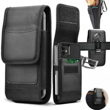 For Samsung Galaxy A12 (2020) Phone Case Belt Clip Holster Card Holder