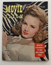 Movie Album Magazine April 21, 1943 - Janet Blair On Cover - Pinups Ads Etc