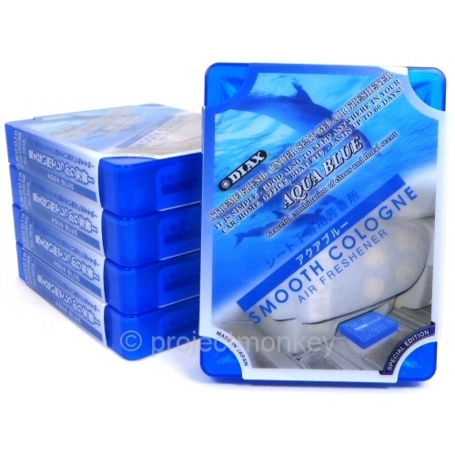 Smooth Cologne Air Freshener Aqua Blue x 5 Automotive Car Fragrance
