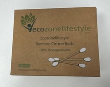 Ecozonelifestyle Bamboo Cotton 200 Sticks Buds 100% Biodegradable