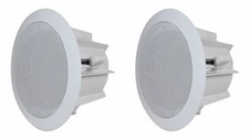 6.5" in-wall SPEAKERS in-ceiling PAIR 9" total frame Home Audio 8ohm 2 NEW