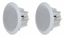 6.5" in-wall SPEAKERS in-ceiling PAIR 9" total frame Home Audio 8ohm 2 NEW