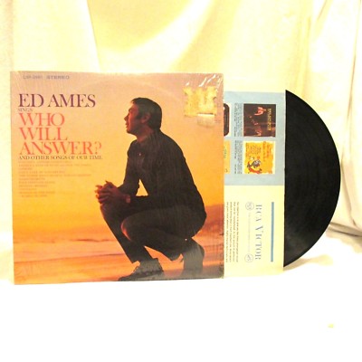 1968 Ed Ames Who Will Answer and Other Songs of Our Time RCA Victor LSP 3961 Pop