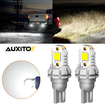 #ad AUXITO 2 4x LED 921 912 T15 Backup Reverse Lights Bulbs Kit 6500K Cool White 18W $8.99