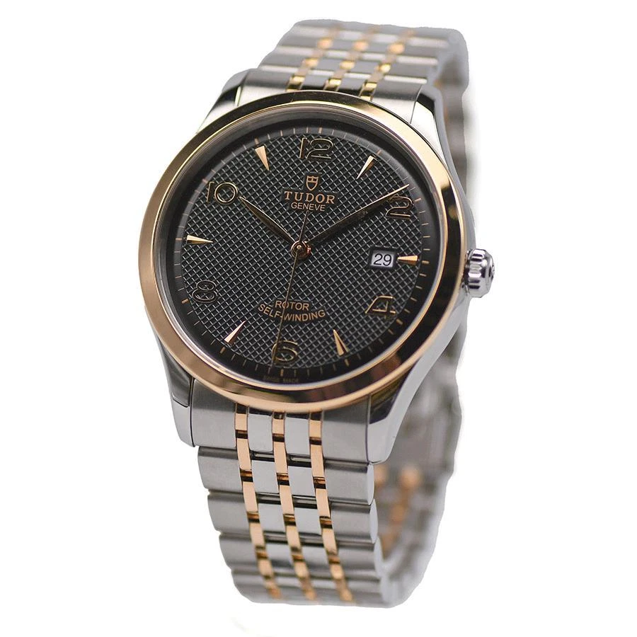 TUDOR 1926 91651 0003 Automatic Black Dial 18K Rose Gold SS