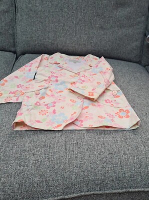  Designer Toddler Raincoat  Girls Rocha Little Rocha Waxy Feel Cotton Linen 18m