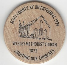 1974 SCOTT COUNTY, KENTUCKY Centennial WESLEY METHODIST CHURCH, 2