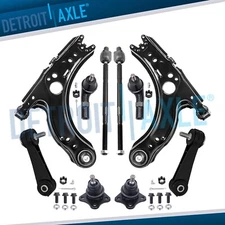 Front Lower Control Arm Ball Joint Tie Rod Sway Bar Kit for Beetle Golf Jetta