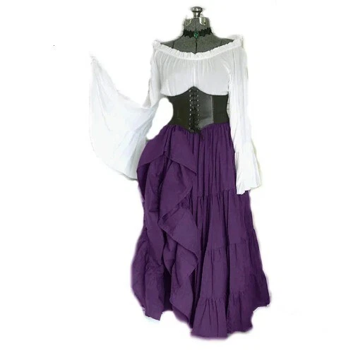 Victorian Gothic Queen Abendkleid Mittelalter Renaissance Elfe Prinzessin Lolita - Bild 3 von 21