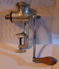 Vintage Meat Grinder Landers Made in the USA Metal Table Counter Mount Hamburger