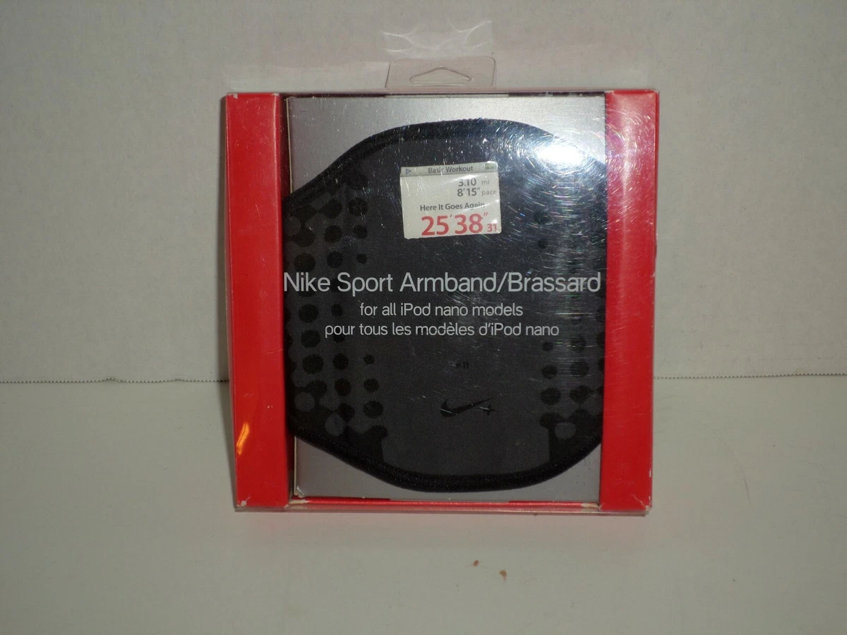 Black Nike Sport Armband For All Apple IPod Nano Holder Jogging Running NEW  | eBay