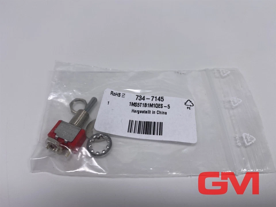 RS PRO Tafelmontage Kippschalter 734-7145 toggle switch 1MS5T1B1M1QES-5 - Bild 2 von 4