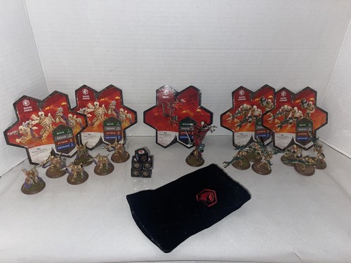 Heroscape Ornak Flag Bearer w/diceBag & Card, 2 Sets Of Marro Drudge & Stingers