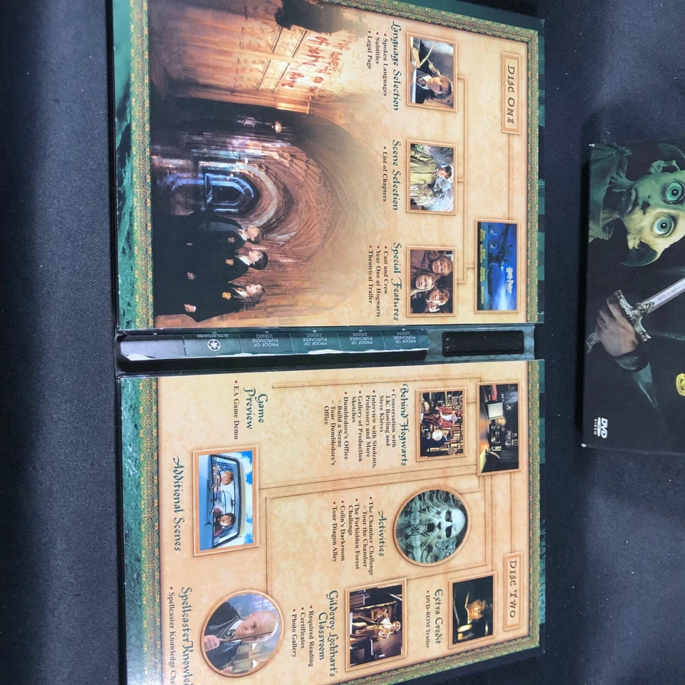 Harry Potter and the Chamber of Secrets (DVD, 2003, 2-Disc Set Wide Screen - Image 2 of 4