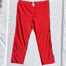 Vintage Playboy Lounge Pants Mens Large Red Drawstring Black Stripe USA