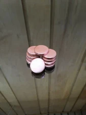 Aluminum Disk Circle Blanks 3/4" Diameter 1/8'' Thick 10 Pieces Disc Discs Disks