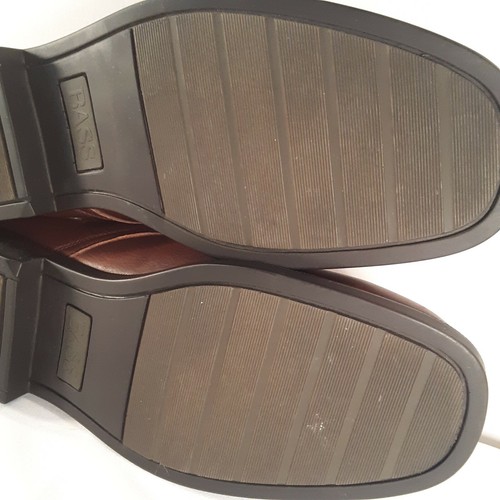 Scarpa elegante uomo Bass marrone 14 M Derby Oxford Field 2V57 pelle morbida tomaia carriera - Foto 12 di 12