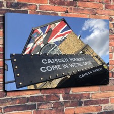 Camden Market London England Printed Canvas Picture Multiple Sizes Horse Market