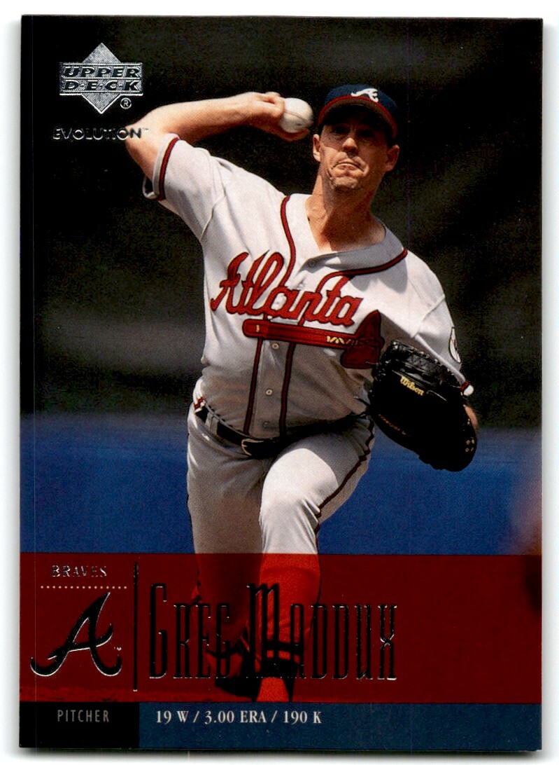 2001 UPPER DECK EVOLUTION GREG MADDUX ATLANTA BRAVES #45