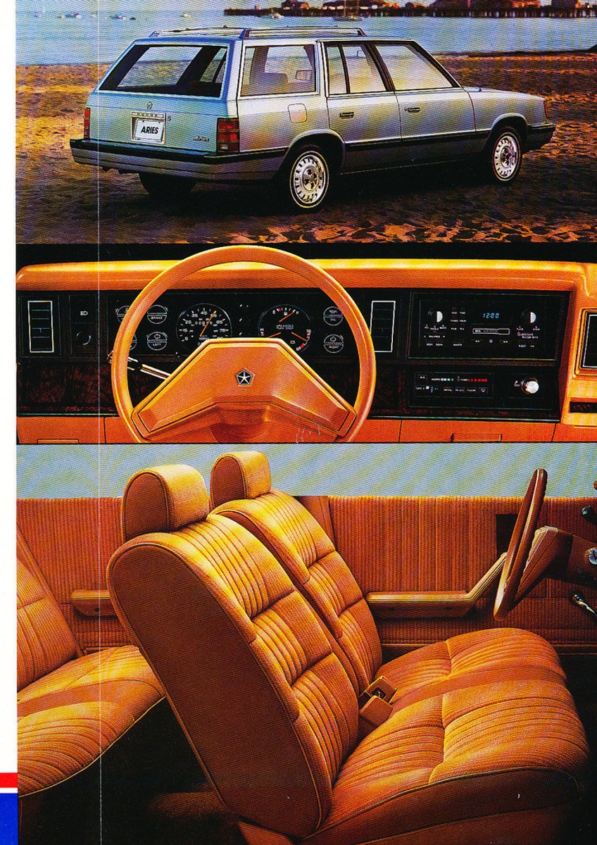 1985 Dodge Aries K-Car 12-page Original Canada Car Sales Brochure