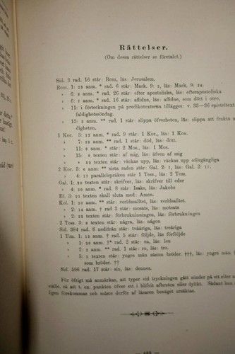 Antique P. Waldenstrom NYA Testament Med Forklarande Anmarkingar Rare 1894 - Picture 10 of 12