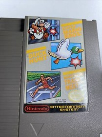 Super Mario Bros / Duck Hunt / World Class Track Meet (Nintendo NES)