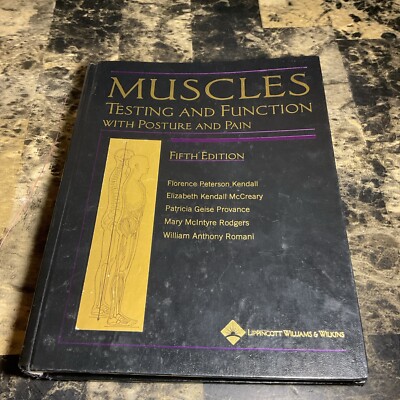 Muscles : Testing and Testing and Function, with Posture and Pain