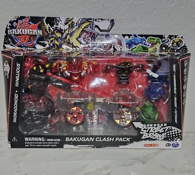 Bakugan Street Brawl Clash Pack 6-Pack Action Figures Target Exclusive Dragonoid