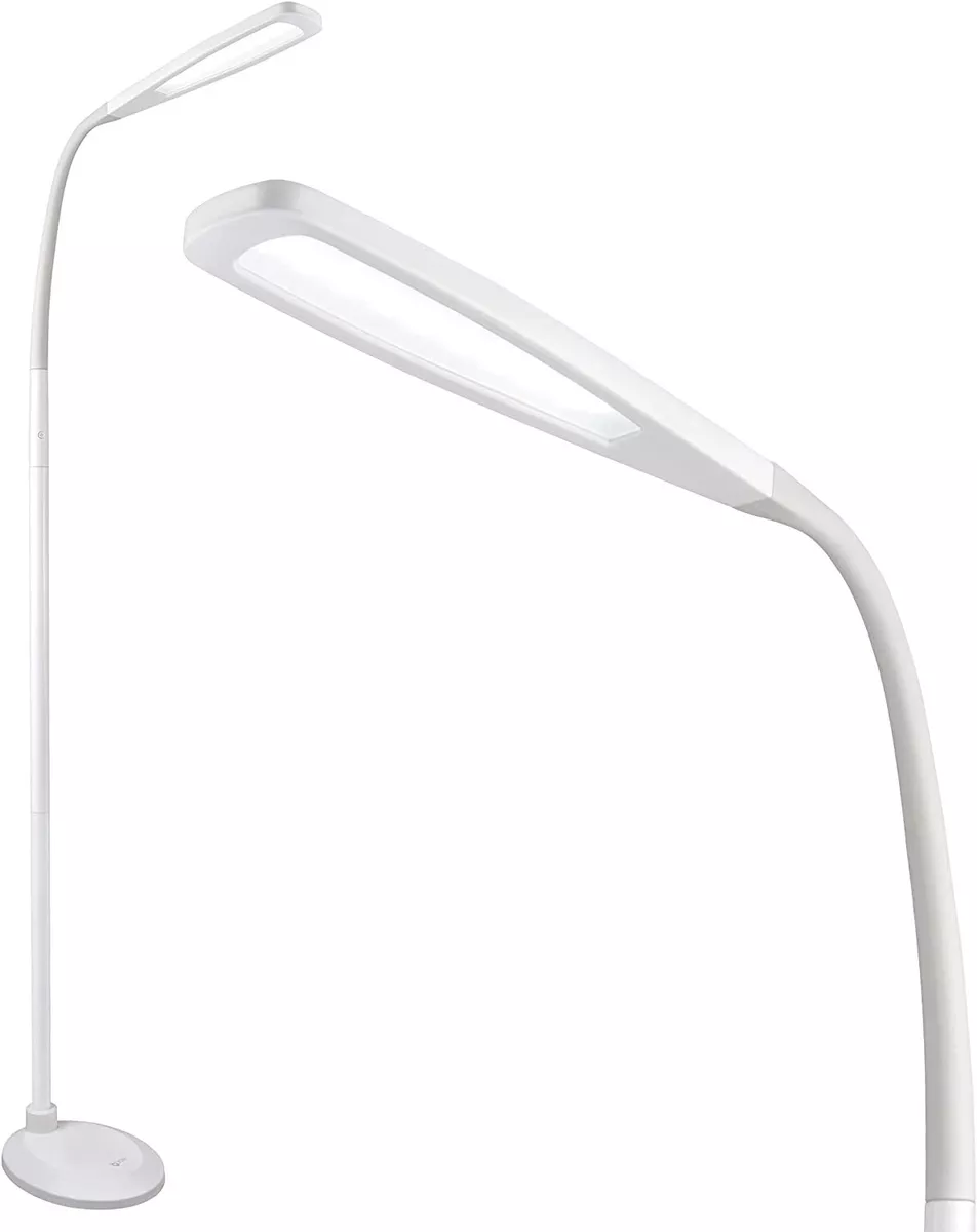 Ottlite natural daylight led flex floor on sale lamp white