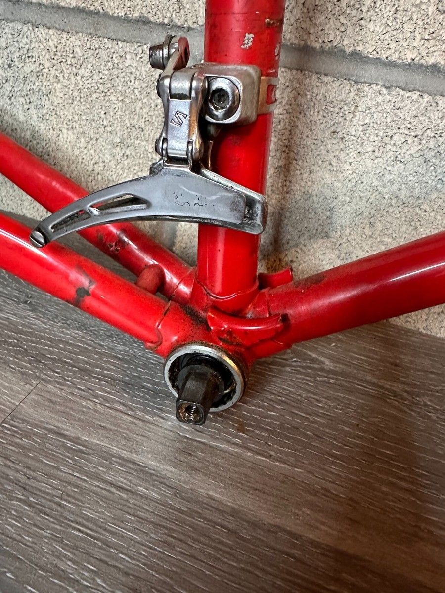 Vintage Univega Competizione Lugged Steel Road Bike Frame and Fork