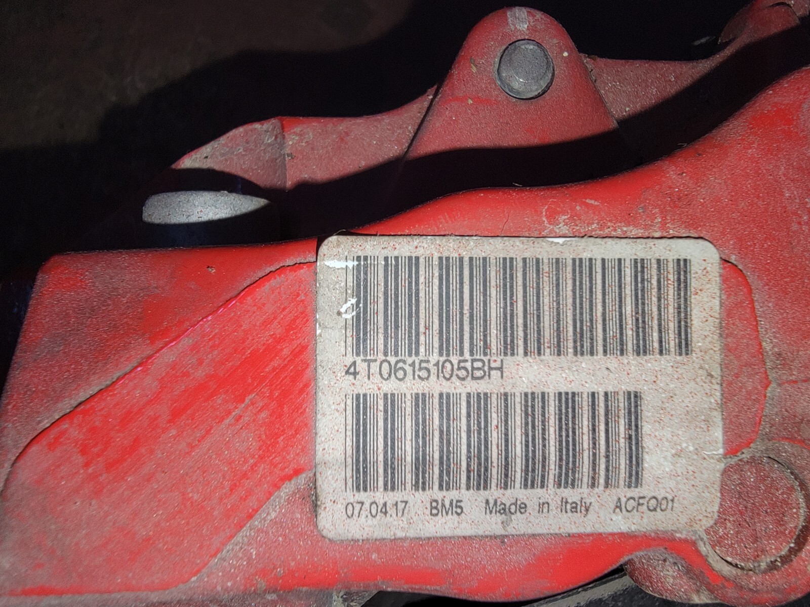 2015 - 2019 LAMBORGHINI HURACAN LP 580 LEFT FRONT STEERING KNUCKLE With Rotor & 