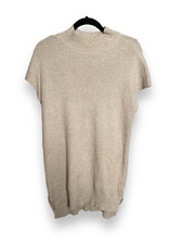 Cyrus Cap Sleeve Mock Neck Sweater Mini Dress NWT