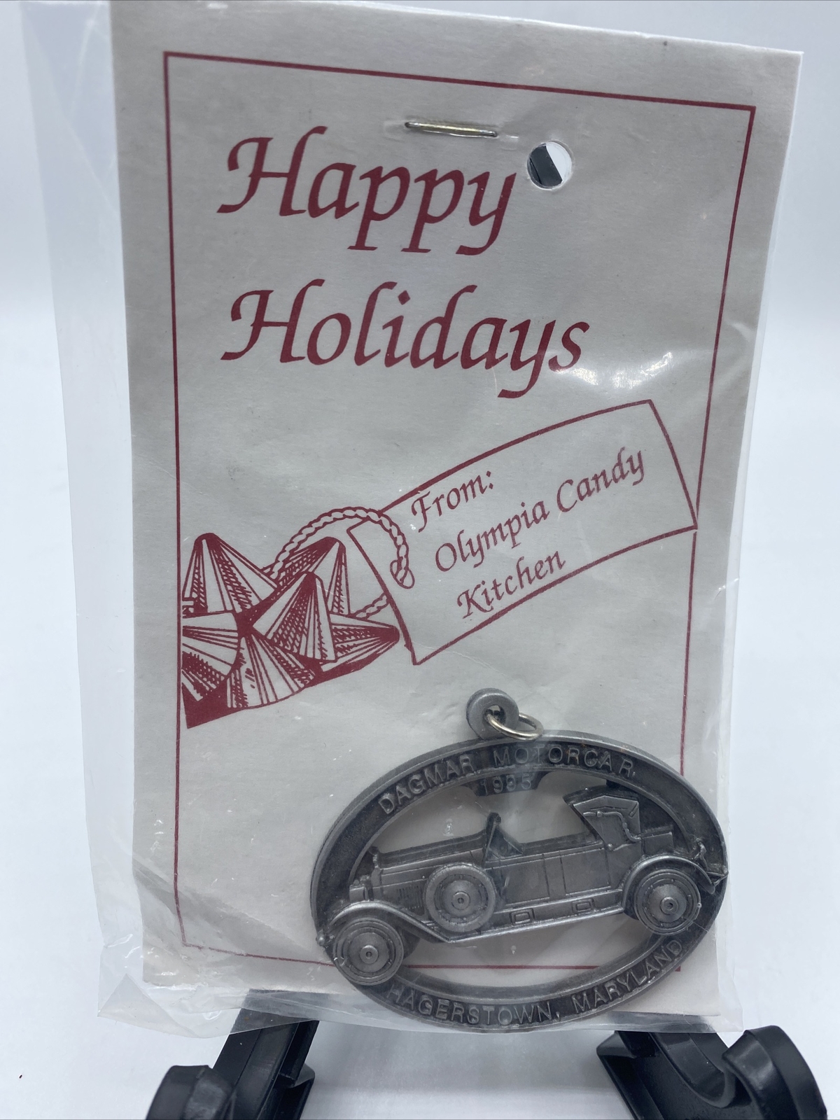 1994 Dagmar Motorcar Pewter Annual Ornament Olympia Candy Kitchen