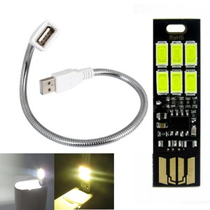 Touch-control-USB-LED-light-Bendable-camping-reading-Lamp-1w-5000K-3200k