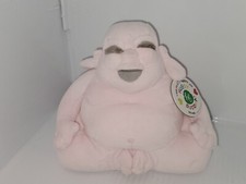 GUND Huggy Buddha PINK 7" Plush -Meditation Calm.. NEW RARE HTF
