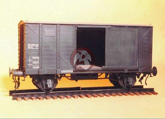 jun Tank Workshop 1/35 Guterwagen Gedeckte Wagen Covered Freight