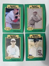 1987 Hygrade Baseball's All-Time Greats - Musial, Hornsby, Appling, & Frisch