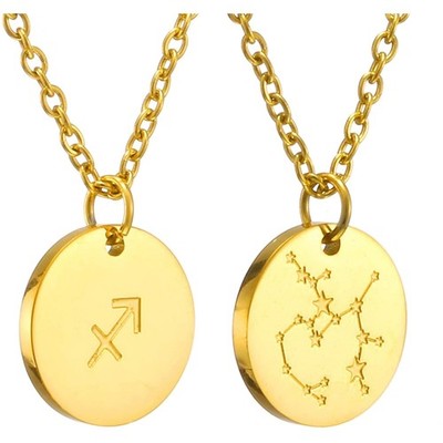 Sternzeichen Kette Gold/Rosegold/Silber für Damen Horoskop Kette Mutter Tocht...