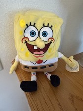 Ty Bennie Baby Collection Sponge Bob Square Pants Plush Stuffed Animal