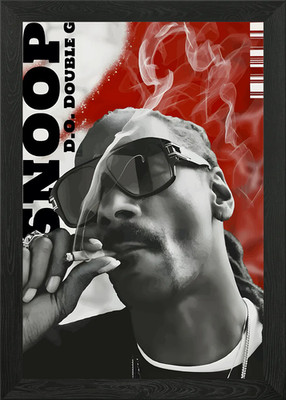 Snoop D.O. Double G Portrait Framed Wall Art Poster Canvas Print Picture