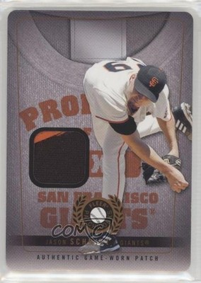 2005 Fleer Patchworks Property Of Die-Cut 22/25 Jason Schmidt #PO-JS2 Patch 0af
