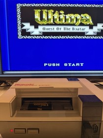 Ultima: Quest of the Avatar (Nintendo NES, 1990) NEAR MINT w/ Sleeve. Authentic!