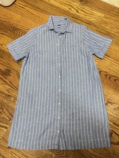 Old Navy Linen Blend Shirt Dress Size Small