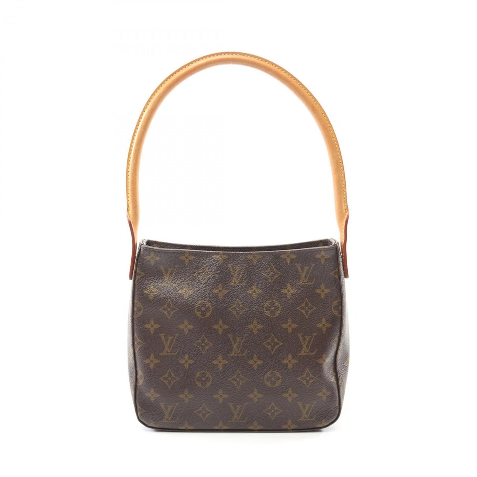 LOUIS VUITTON Looping MM Schultertasche M51146 Monogram Canvas Braun Gebrauch...