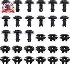 15 Sets Front Bumper Clips, Air Deflecter Retainer Clips Grommets, Bumper Gril